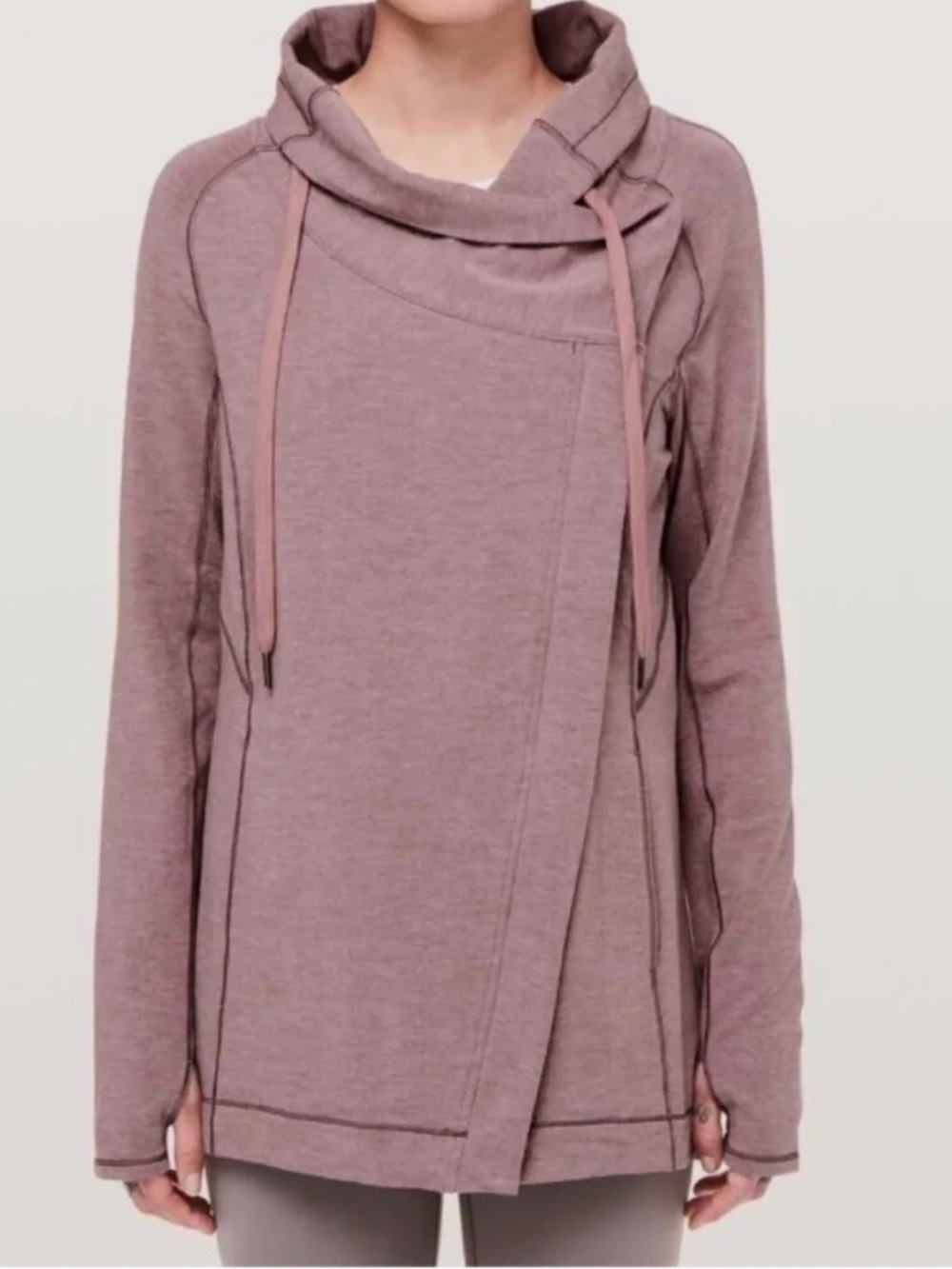 Lululemon Coast Easywrap comfy zipper sweatshirt jacket size 6